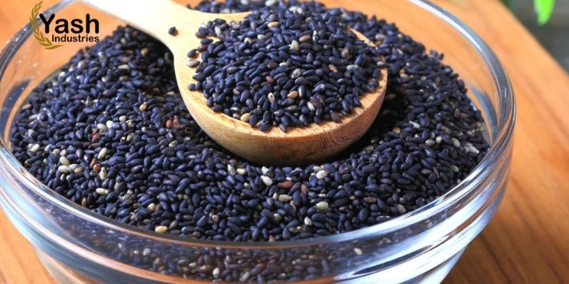 black sesame seeds